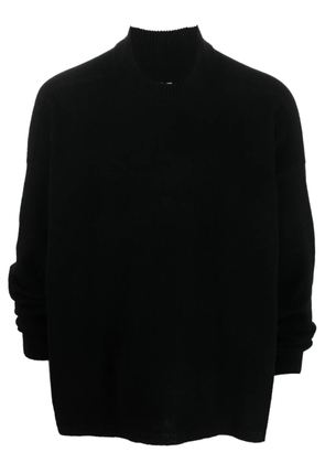 Rick Owens long-sleeves fine-knit sweater - Black