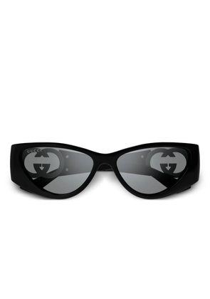 Gucci Eyewear oval-frame sunglasses - Black