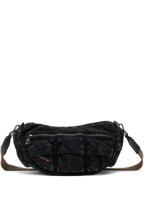 Diesel multi-pockets shoulder bag - Black
