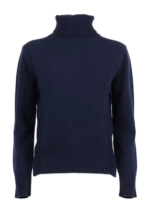 Kangra turtleneck ribbed-hem sweater - Blue