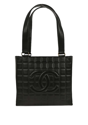 CHANEL Pre-Owned 2001 -2003 Choco Bar tote bag - Black