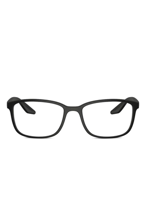 Prada Linea Rossa square-frame glasses - Black