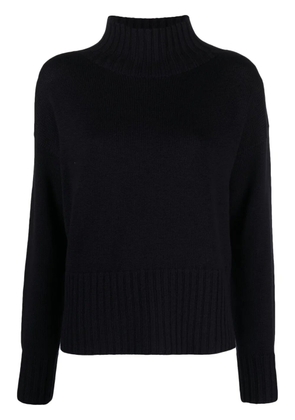 Drumohr roll-neck merino-wool sweater - Blue