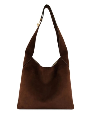 Gabriela Hearst small suede tote bag - Brown
