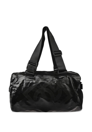 CHANEL Pre-Owned 2006-2008 Sport Line logo duffle bag - Black