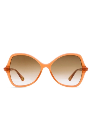 Chloé Eyewear butterfly-frame sunglasses - Orange