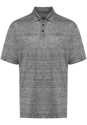 Zegna short-sleeve linen polo shirt - Grey