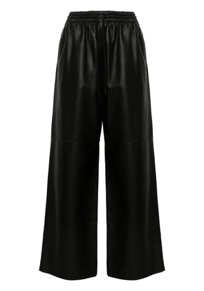 WARDROBE.NYC high-waist wide-leg trousers - Black