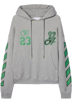 Off-White 23 Varsity Skate cotton hoodie - Grey