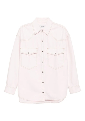 AGOLDE Lotta shirt - Pink