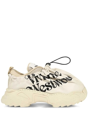 Vivienne Westwood logo-print drawstring sneakers - Neutrals