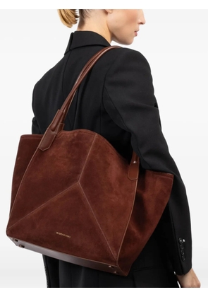 Victoria Beckham suede tote bag - Brown
