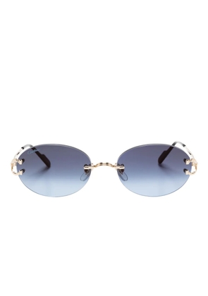 Cartier Eyewear round sunglasses - Gold