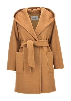Max Mara belted-fastening coat - Brown