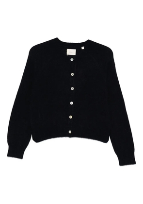 DÔEN fine-knit button-up cardigan - Blue