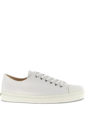Moschino Edge square-toe canvas sneakers - White