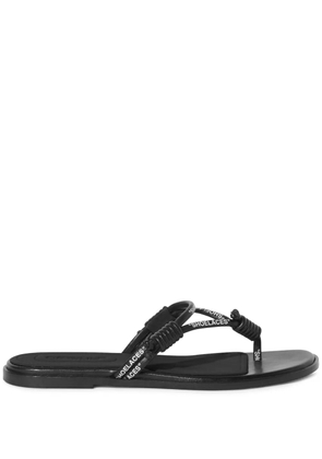 Off-White Sholace sandals - Black