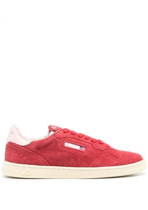 Autry Medalist suede low-top sneakers - Red