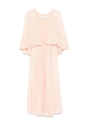 ZIMMERMANN Illuminate pleated cape dress - Orange