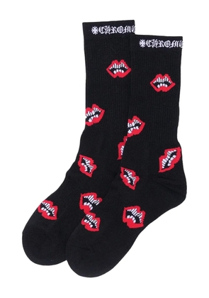 Chrome Hearts Chomper Matty Boy socks - Black