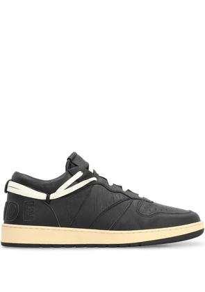 RHUDE Rhecess leather sneakers - Black