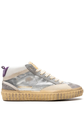 Golden Goose Mid Star 'Silver/Silver Sconce/Purple' sneakers