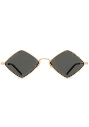 Saint Laurent Eyewear Lisa diamond-frame sunglasses - Gold