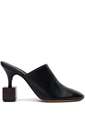 Jacquemus leather mules - Black