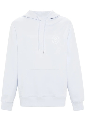 Daily Paper Circle printed cotton hoodie - Blue