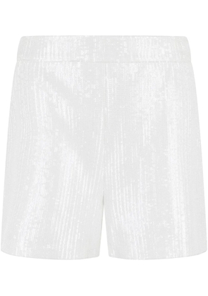 Federica Tosi sequin-embellished shorts - White
