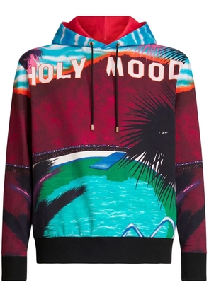 ETRO graphic-print pullover hoodie - Red