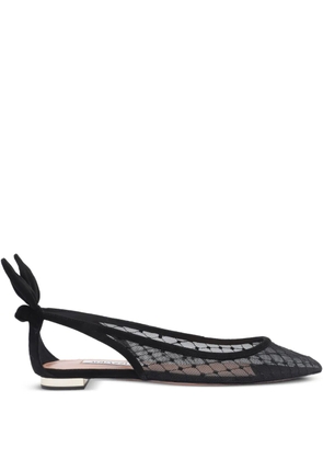Aquazzura lace ballet flats - Black