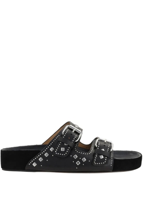 ISABEL MARANT Lennyo leather sandals - Black