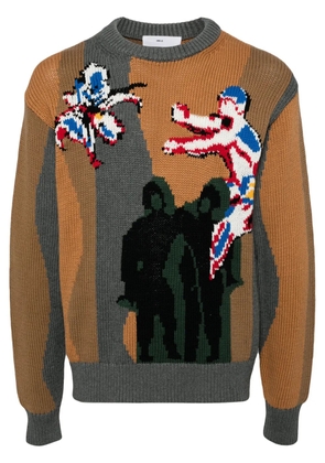 Toga intarsia-knit jumper - Multicolour