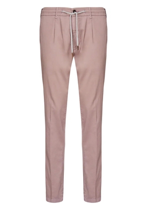 Eleventy drawstring straight-leg trousers - Pink