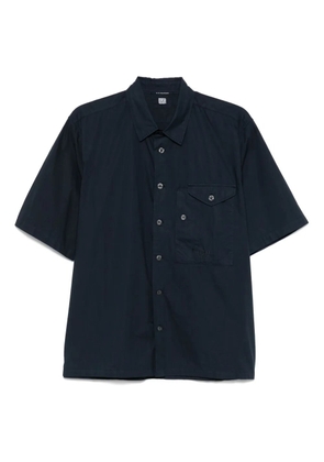 C.P. Company logo-embroidered shirt - Blue