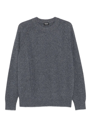 Zegna crew-neck sweater - Blue