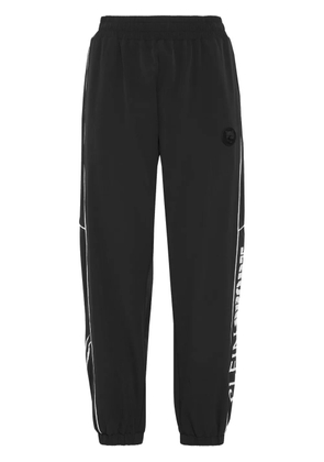 Plein Sport logo-patch track pants - Black