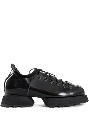 DEMON lace-up leather boots - Black