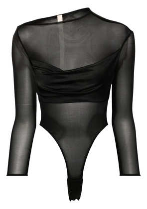 OUDE WAAG long-sleeved bodysuit - Black