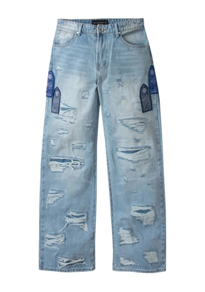 Who Decides War side-patch jeans - Blue
