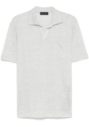 Sease split-neck T-shirt - Grey