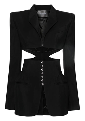 Mugler cut-out detailing blazer - Black