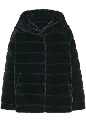 Apparis faux-fur coat - Black
