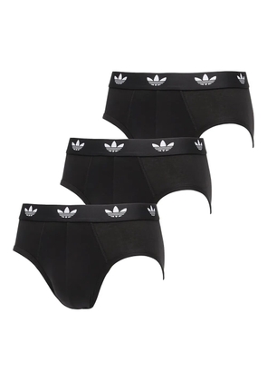 adidas logo-waistband briefs (pack of three) - Black