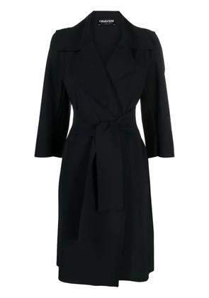 CHIARA BONI La Petite Robe Saveria belted duster coat - Black