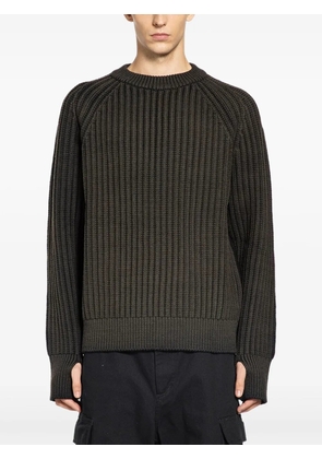 Junya Watanabe MAN ribbed-knit sweater - Green