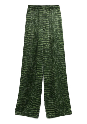 Balenciaga printed trousers - Green