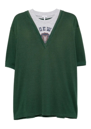 LOEWE layered T-shirt - Green