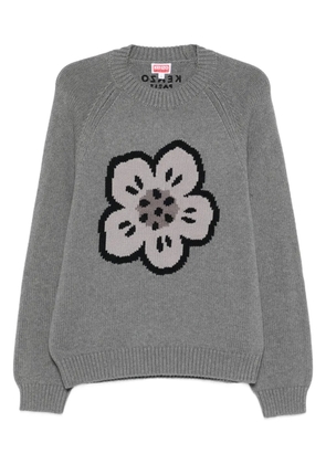 Kenzo Boke Flower cotton-blend sweater - Grey
